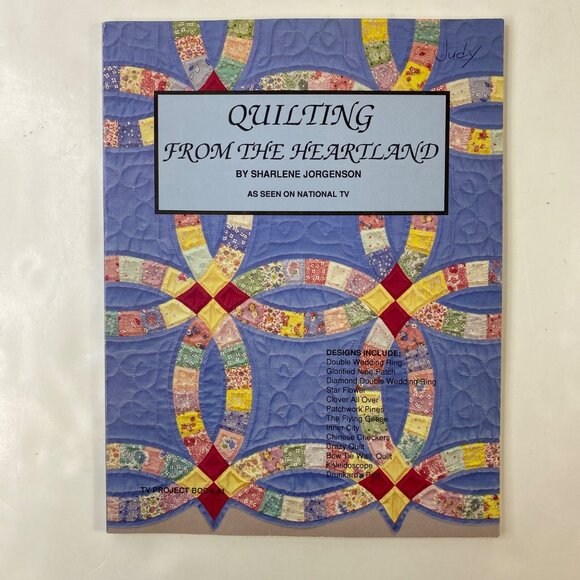 Quilting From The Heartland Book By Sharlene Jorgenson As Seen On TV 1990s Editi - Picture 1 of 6
